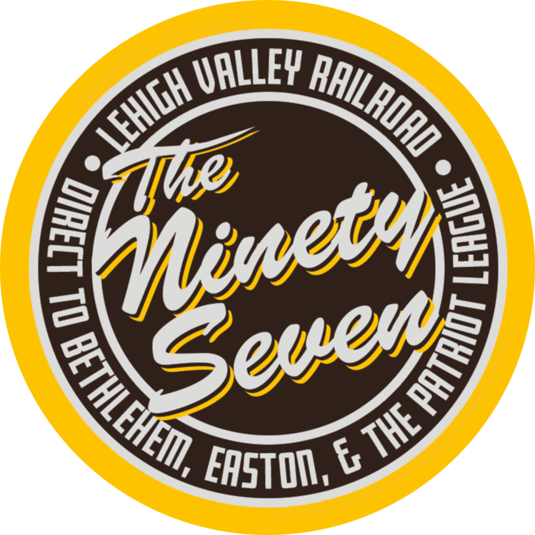 The railroad version of the Marching 97 logo